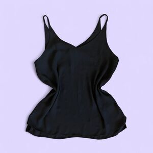 Stella Luna Medium black silky cami top